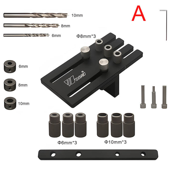 Levoite Best Precision Doweling Jig Kit for Furniture Connecting