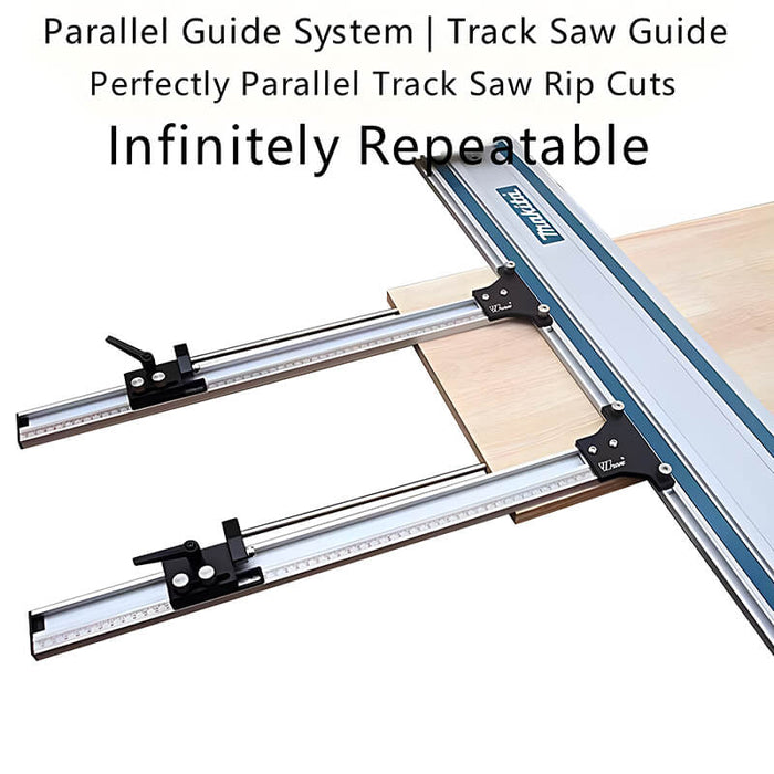 Wnew Best Track Saw Parallel Rail Guide System for Makita and Festool Guide Rails levoite