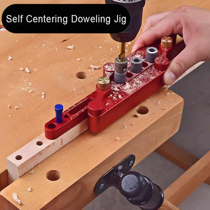 Levoite™ Self Centering Doweling Jig & Center Gauge