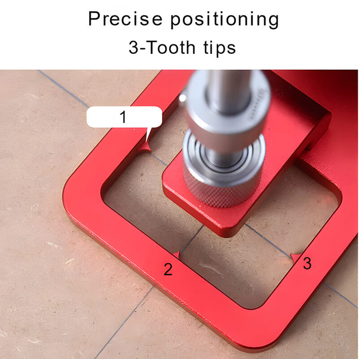 GOINGMAKE Portable Drill Guide For Drilling 20mm Work Bench Dog Holes, Workbench Dog Hole Drill Template For Building MFT Table Top, Workbench Top, Work Table, Cutting Board And Portable Workstation