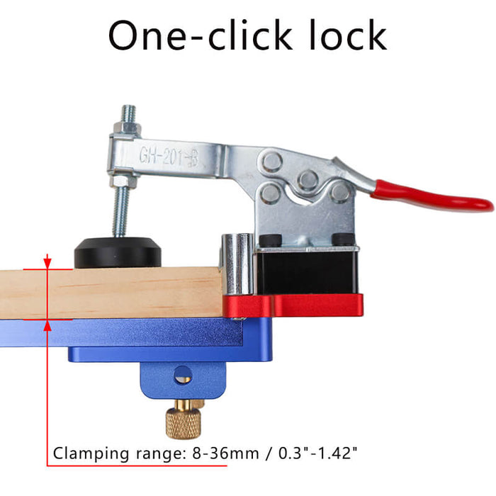 Levoite™ Drawer Slide Jig with Adjustable Clamp for Cabinet Drawer Slide Install