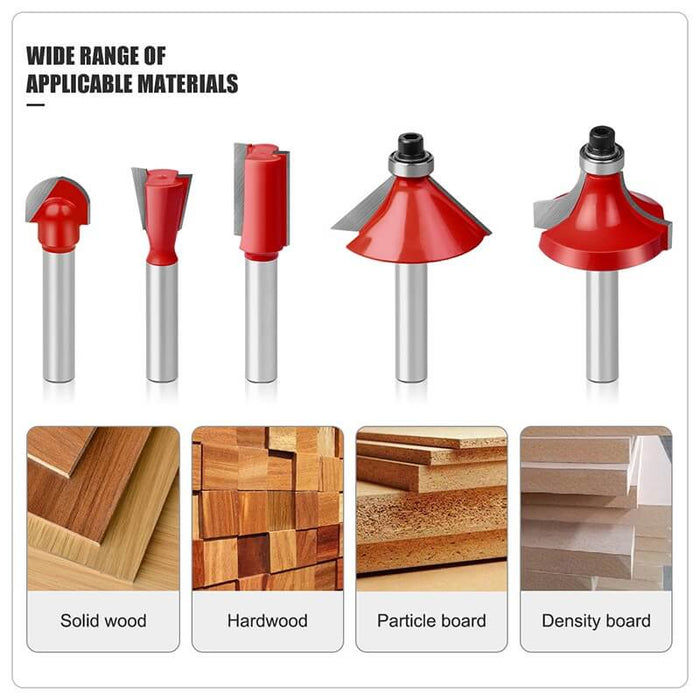 Levoite Router Bit Sets 1/2 Shank and 1/4 Shank