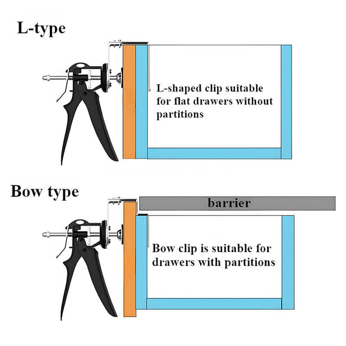 Levoite™ Drawer Front Installation Clamps