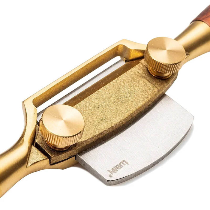 Luban® Original Spokeshave Brass ( Flat & Rount Sole )
