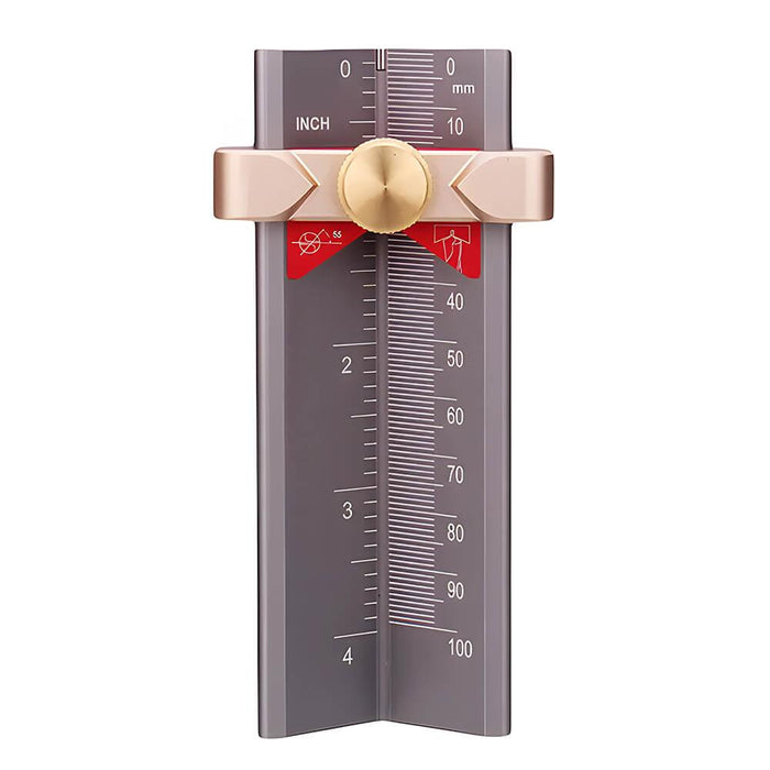 Levoite Multi Drill Depth Gauge Drill Stop Drill Point Angle Gauge RouterTable Height Gauge for Woodworking