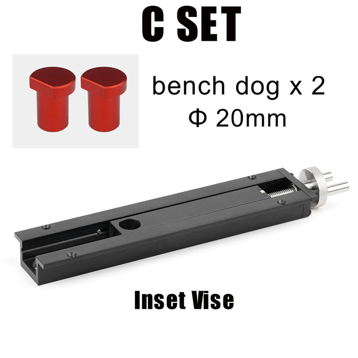 Levoite™ Inset Vise Inset Tail Vise for Woodworking