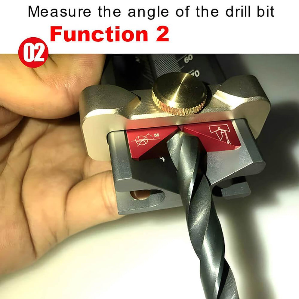 Precision Multi-Depth Measuring Gauge Drill Bit Angle Gauge Router ...