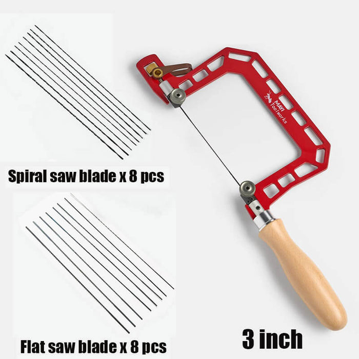 Aluminum Concept Fret Saws with Lever Tension & Swivel Clamps