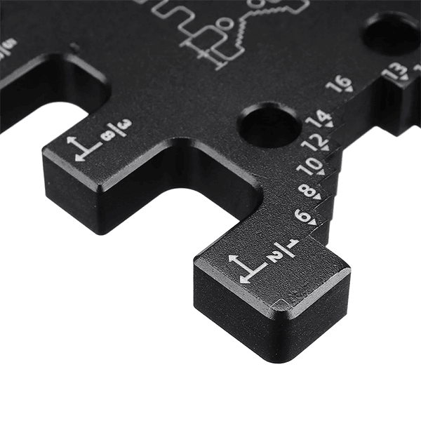 Levoite 2-in-1 Step Gauge and Router Depth Guide For Table Saws