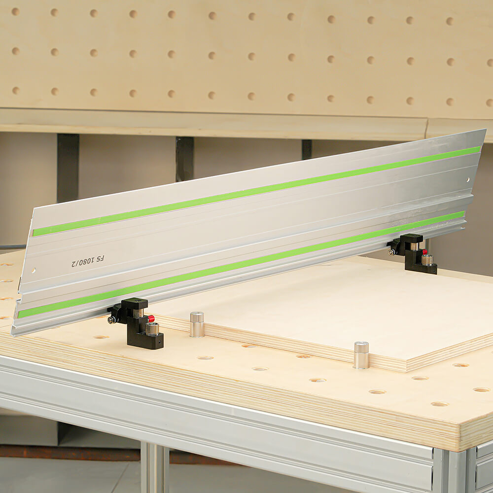 Track Saw Guide Rail Flip Clamp for Festool and Makita Guide Rails