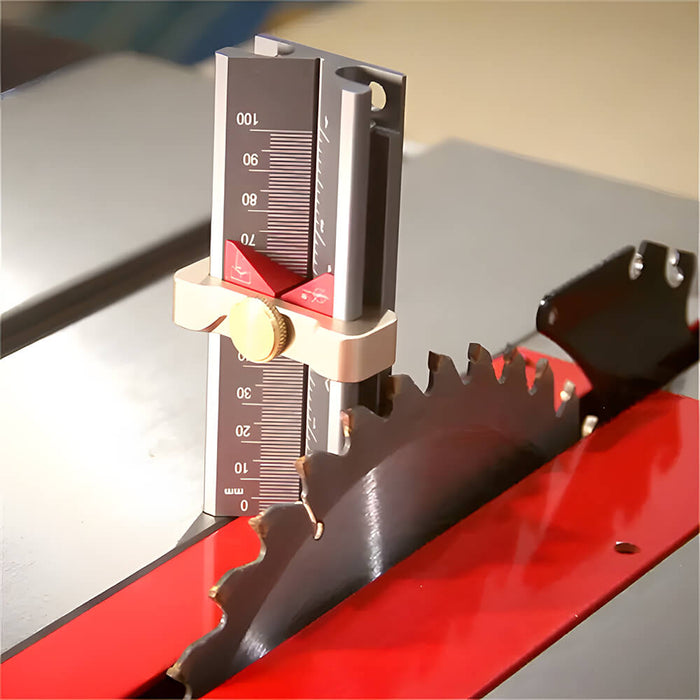 Levoite Multi Drill Depth Gauge Drill Stop Drill Point Angle Gauge RouterTable Height Gauge for Woodworking