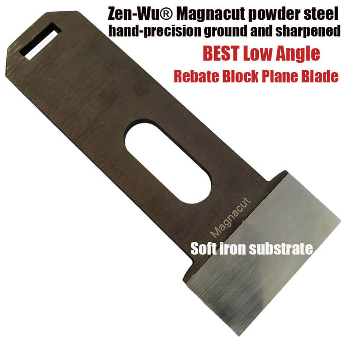 Luban® Low Angle Rebate Block Plane Blade