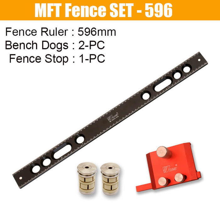 MFT Bench Dog Fence System - Bench Dogs, Fence, Fence Stop