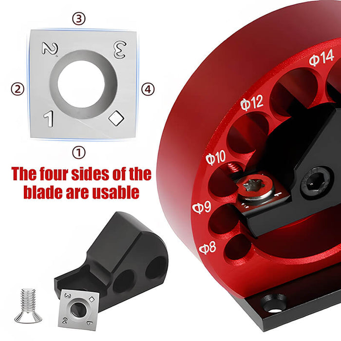 Levoite™ Dowel Making Jig - 8 Holes -Metric