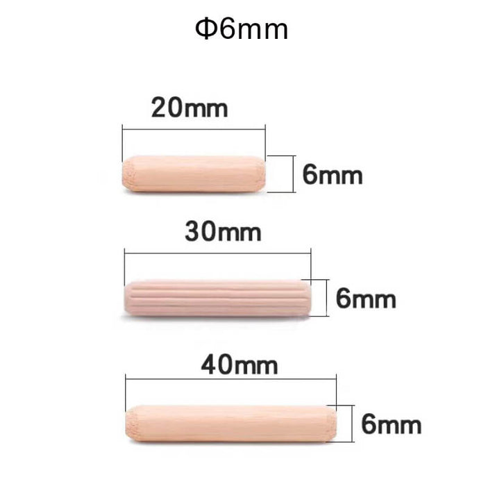 Levoite Wood Dowel Pins - Various Sizes