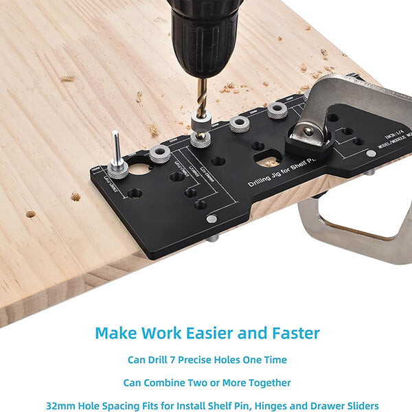 Make DIY Adjustable Shelf Pin Jig 