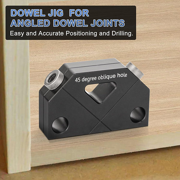 Dowel Jig X For Angled Dowel Joints Angled dowel Jig for Mitered Joints 45 Degree Dowel Jig