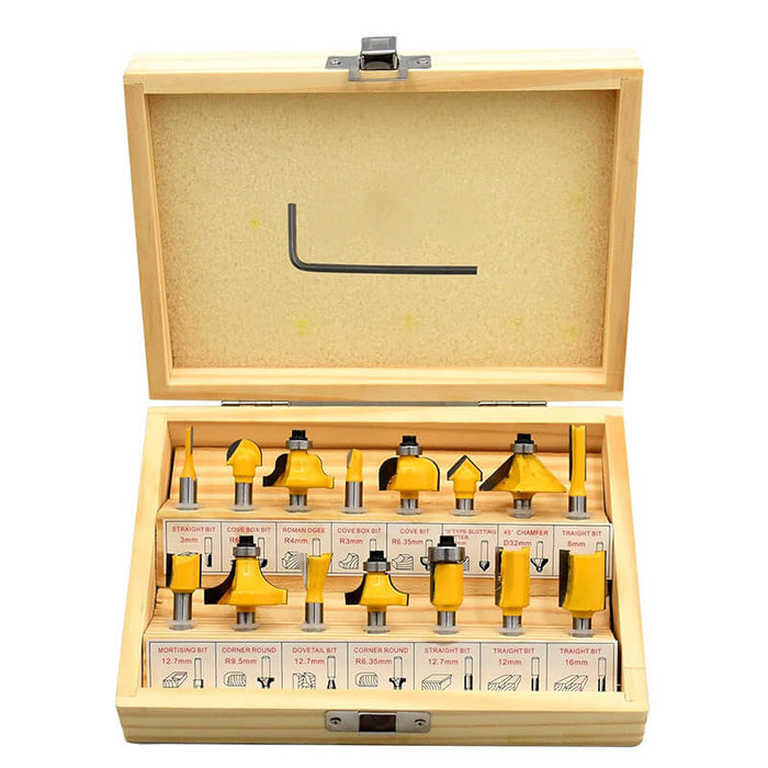 Levoite Router Bit Sets 1/2 Shank and 1/4 Shank