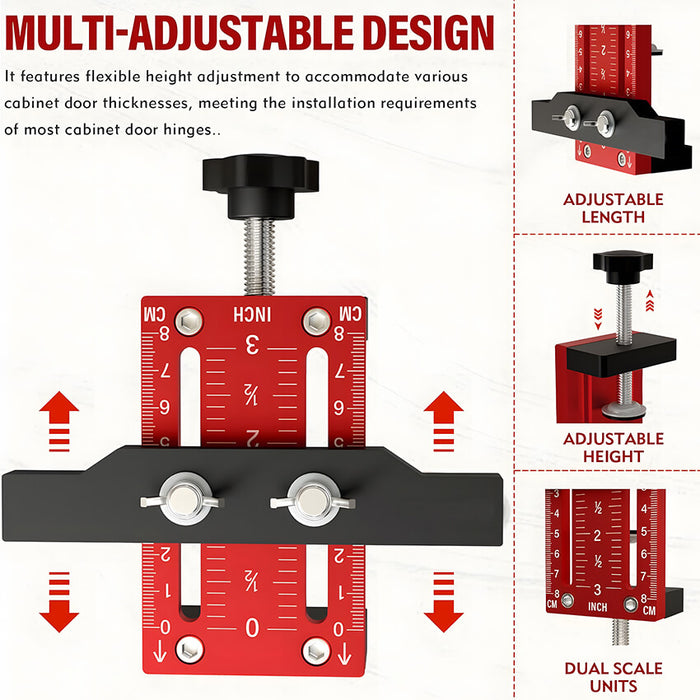 Levoite™ Cabinet Door Mounting Jig Installation Tool