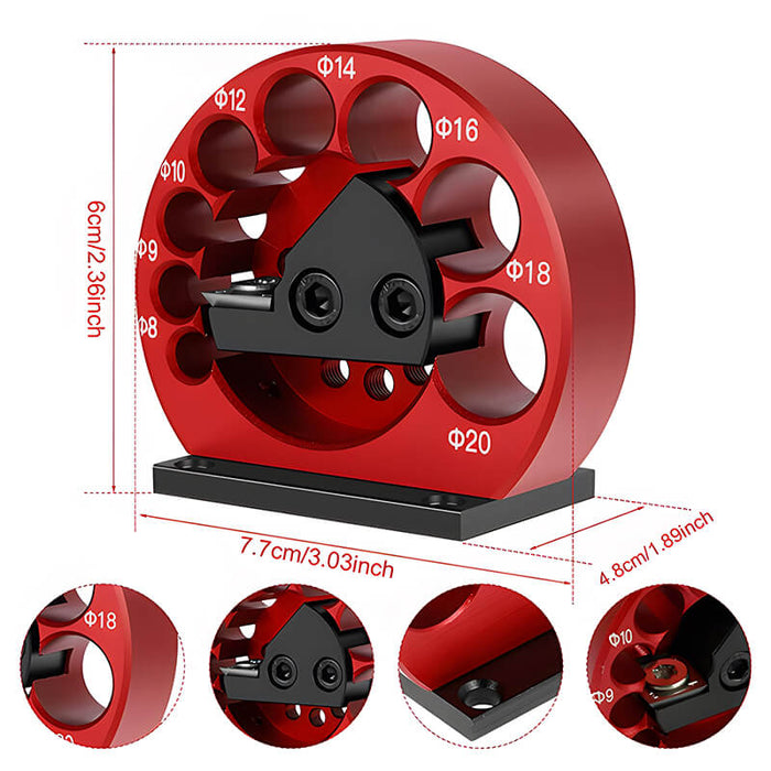 Levoite™ Dowel Making Jig - 8 Holes -Metric