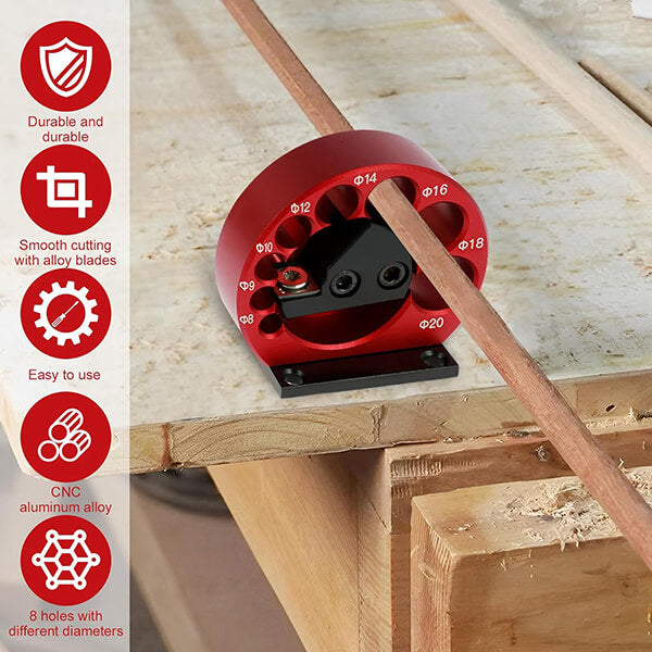 Levoite™ Dowel Making Jig - 8 Hole - Adjustable Dowel Maker Jig for Wood —  levoite