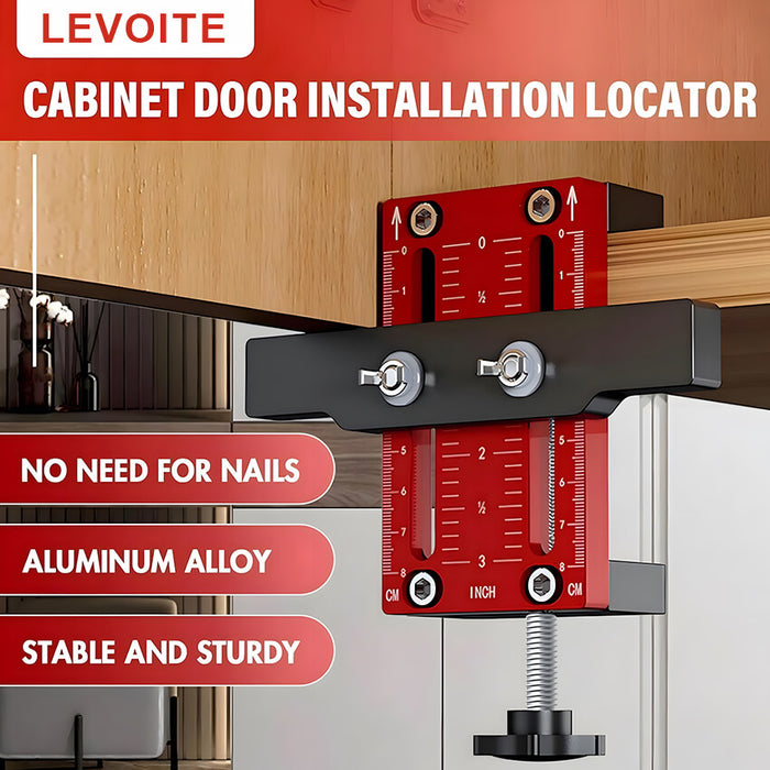 Levoite™ Cabinet Door Mounting Jig Installation Tool