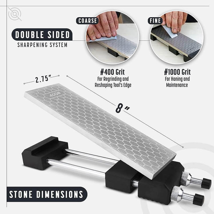 Levoite Premium Diamond Sharpening Honing Stone for Chisels and Planes