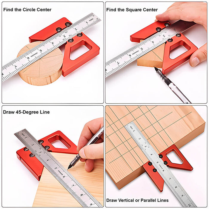 Levoite™ Circle & Square Center Finder Gauge