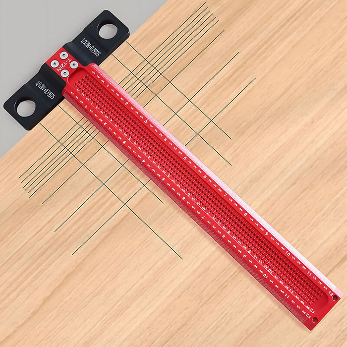 Levoite™ Precision Woodworking T-Square Ruler 6 inch /12 inch