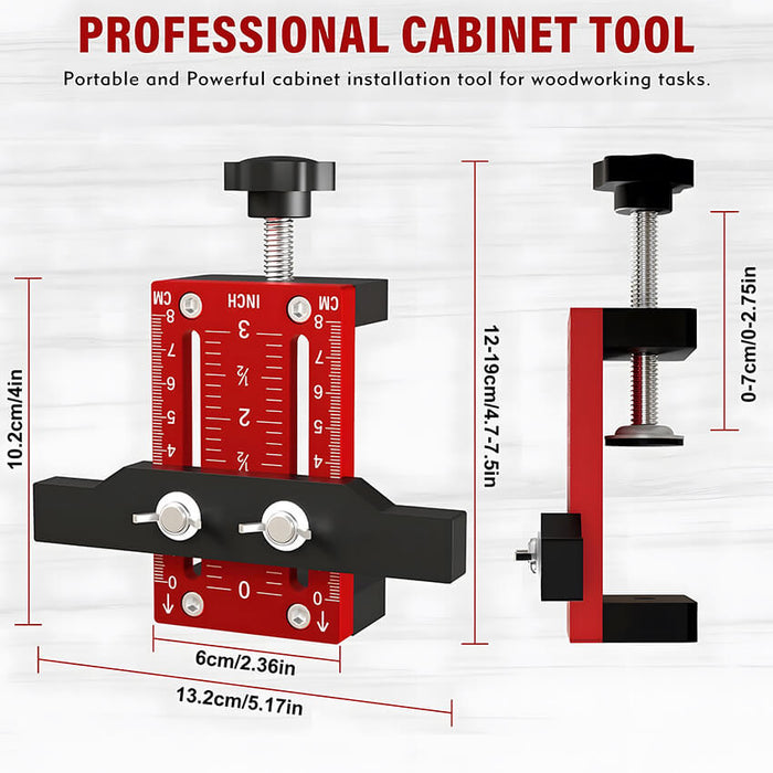 Levoite™ Cabinet Door Mounting Jig Installation Tool