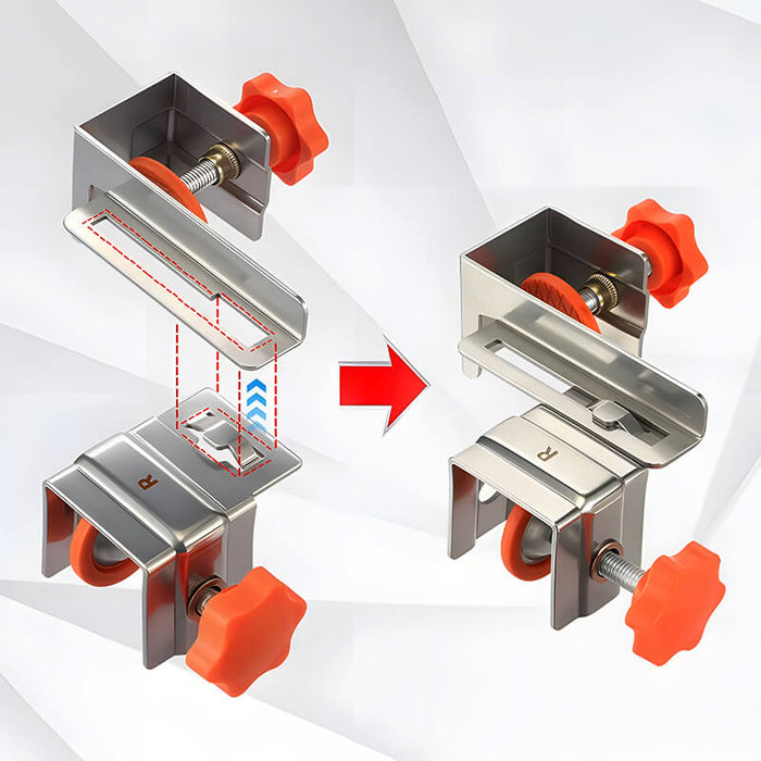 Levoite™ Drawer Front Clamps Mounting Jig Tool