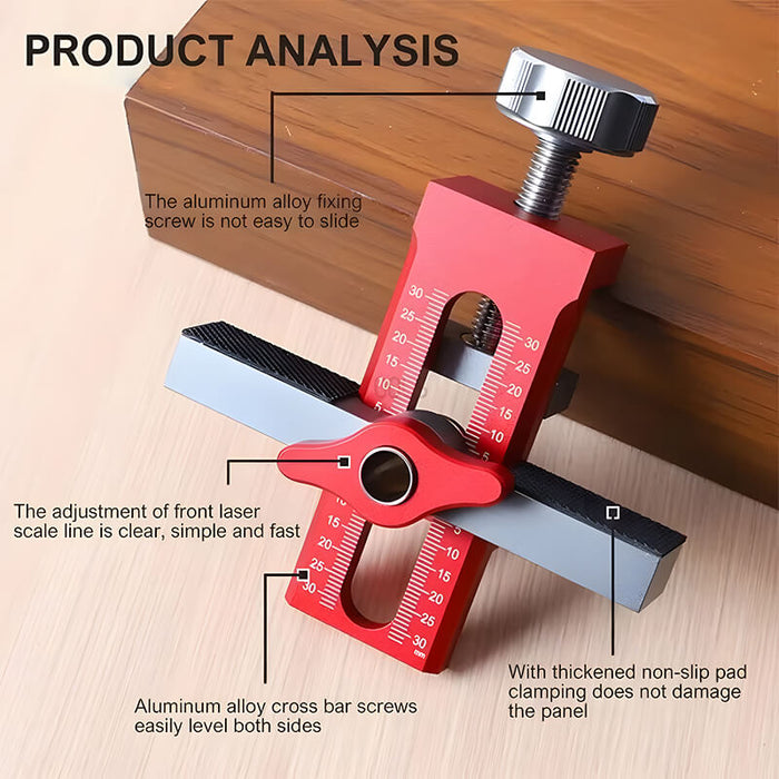 Levoite™ Cabinet Door Mounting Jig Installation Positioner Tools