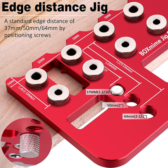 Levoite Shelf Pin Drilling Jig 1/4 and 5mm