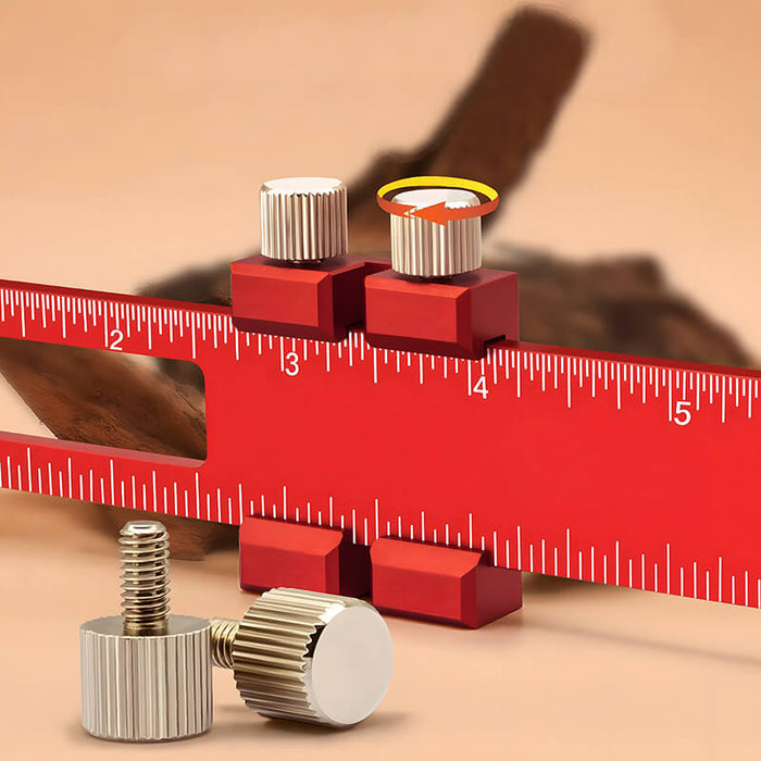 Levoite™ Precision Woodworking Pocket Ruler Set