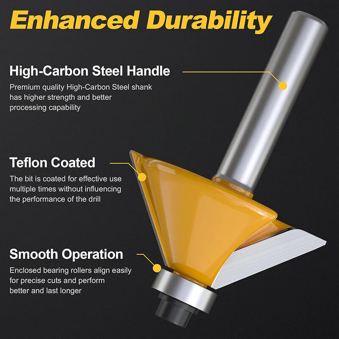 Levoite Router Bit Sets 1/2 Shank and 1/4 Shank
