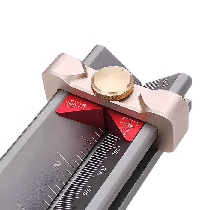 Levoite Multi Drill Depth Gauge Drill Stop Drill Point Angle Gauge RouterTable Height Gauge for Woodworking