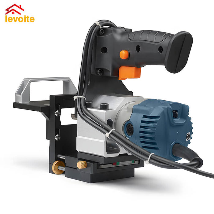 Levoite™ Router Mortising Jig Loose Tenon Joinery System Adjustable Trim Router Holder Bracket