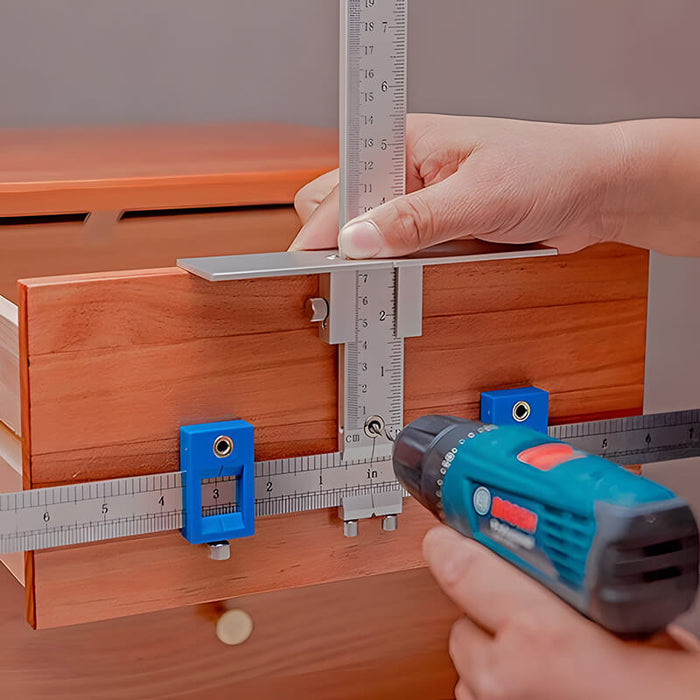 Levoite Cabinet Hardware Jig for Installation of Handles and Knobs on Doors and Drawer Fronts