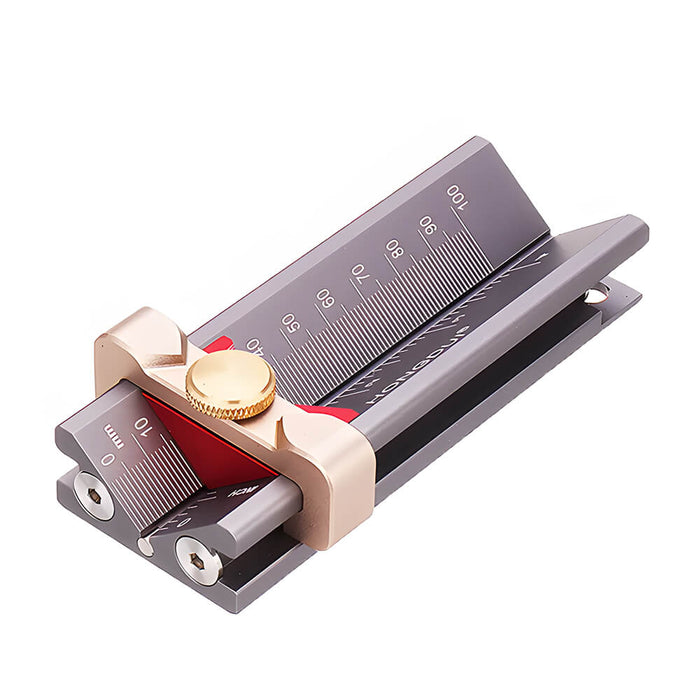 Levoite Multi Drill Depth Gauge Drill Stop Drill Point Angle Gauge RouterTable Height Gauge for Woodworking