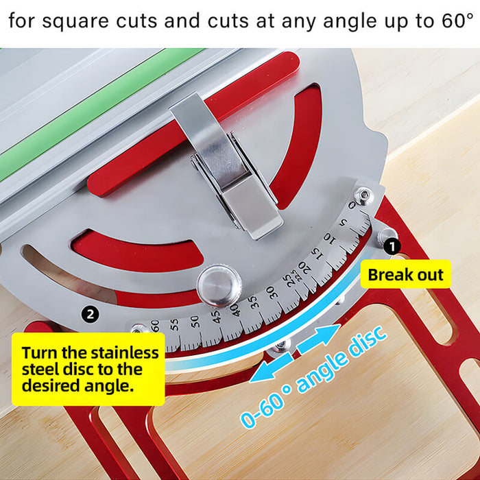 Levoite Adjustable Track Square for Woodworking