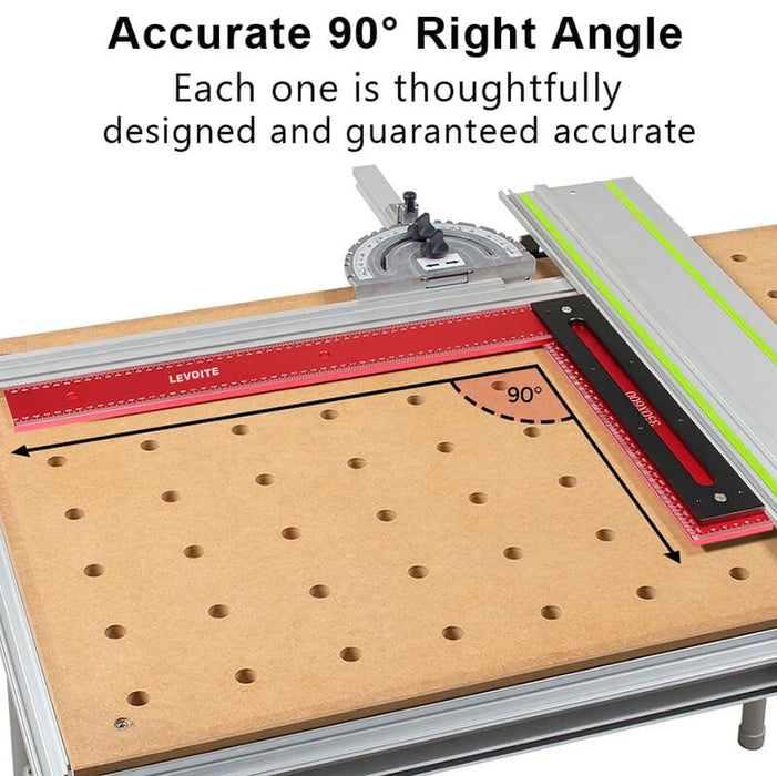 Levoite™ Precision Woodworking Square for Carpenter