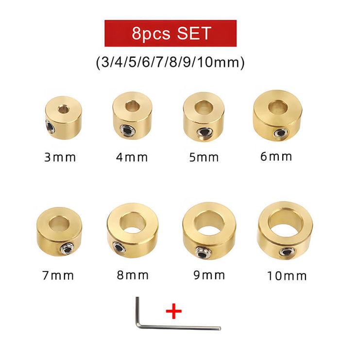 Levoite™ Drill Bit Stop Collars - Brass