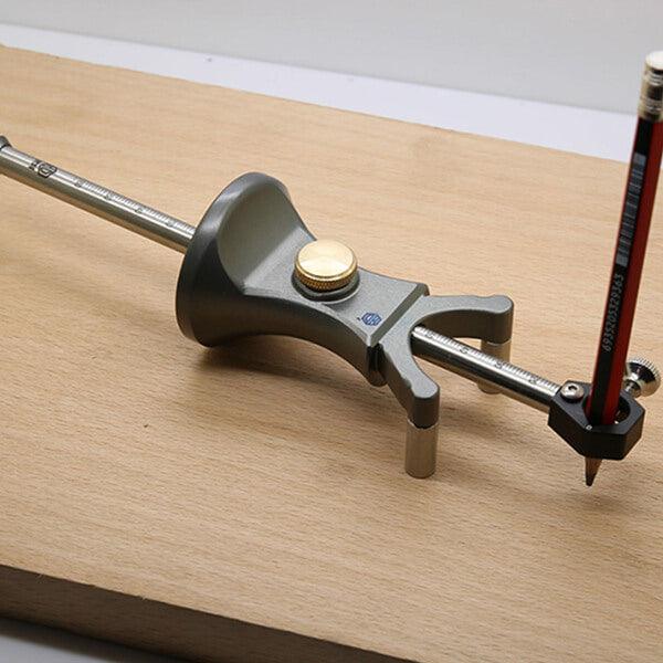 Levoite Woodworking Linear Arc Scriber Draw Circle Scriber Tool Parallel Line Drawing Scriber