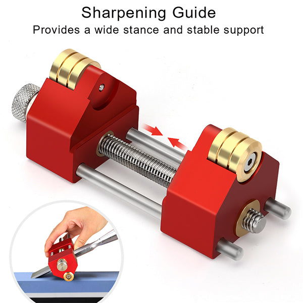 Levoite™ Sharpening System Honing Guide Brass Rollers