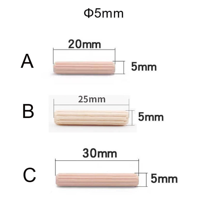 Levoite Wood Dowel Pins - Various Sizes