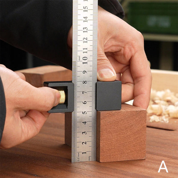 Levoite™ Ruler Stop with  12" Steel Ruler