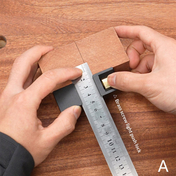 Levoite™ Ruler Stop with  12" Steel Ruler