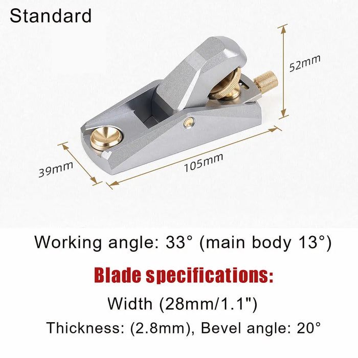 Aluminum Low Angle Block Plane levoite