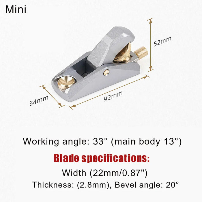 Aluminum Low Angle Block Plane levoite