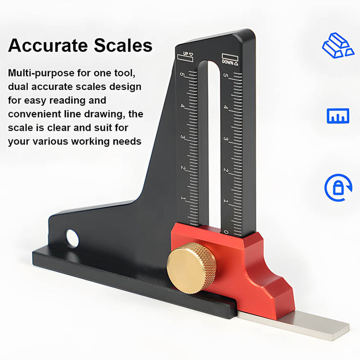 Levoite™ Precision Multi Depth / Height Gauge Height Measurement Gauge Depth Measuring Gauge